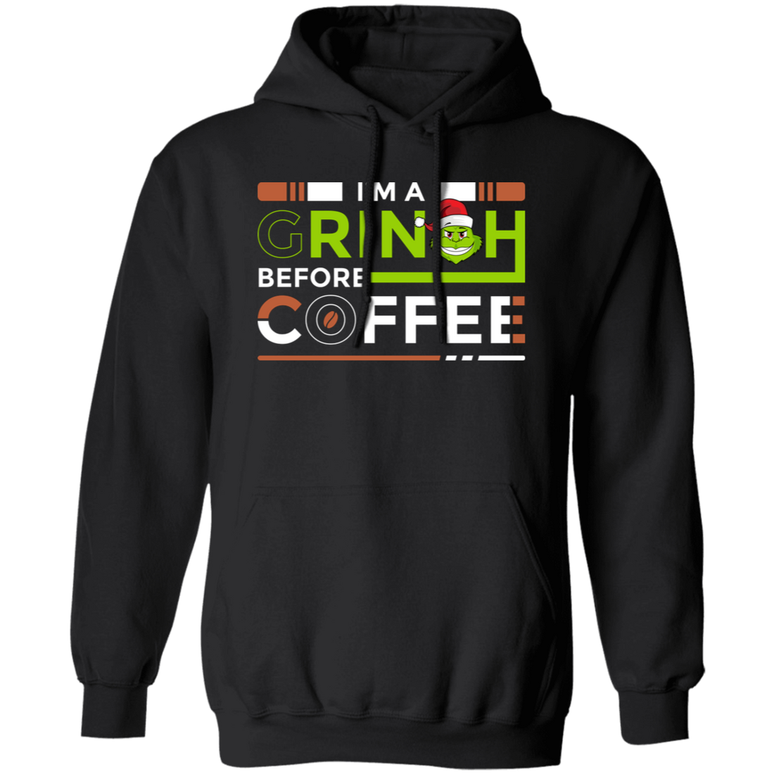 This Pullover Hoodie is perfect for Halloween festivities! The professional design includes a "I Am A Grinch Before Coffee, Grinch Love Coffee" message on the front, making it sure to start conversations. It's made from soft materials and provides an excellent fit for any season.