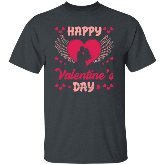 Happy Valentine's Day, Heart Swings, Pink Valentine Unisex T-Shirt