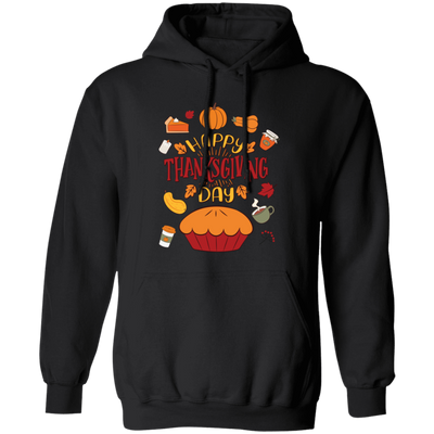 Happy Thanksgiving_s Day, Thanksgiving Iconic Pullover Hoodie