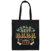 Retro Worlds Best Baba Ever, Blessed Baba Canvas Tote Bag