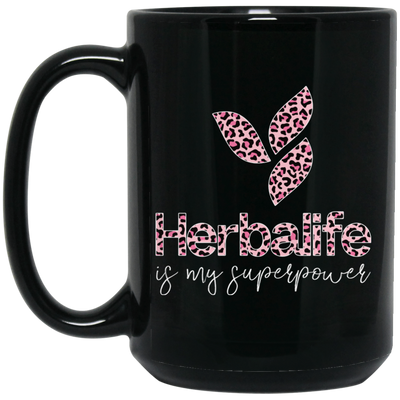 Herbalife New Logo Leopard- Black Mug