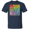 Celebrate Minds Of All Kinds, Colorfull Flower Unisex T-Shirt