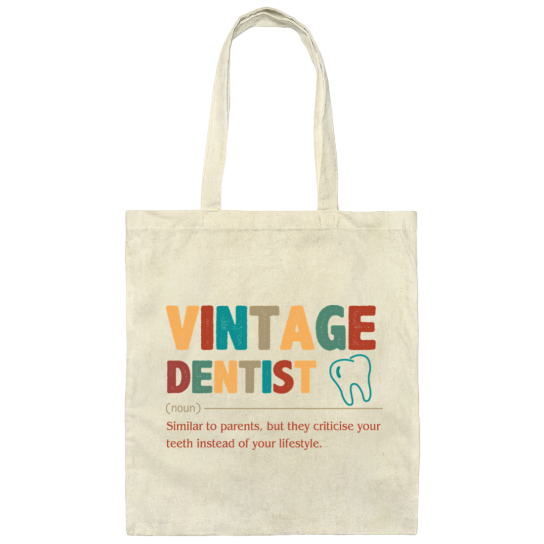 Dentist Gift Vintage Nurse What Is Dentist Dentist Lover Canvas Tote Bag