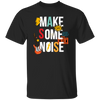 Make Some Noise, Love The Rock Music, Guitar, Cassette Unisex T-Shirt