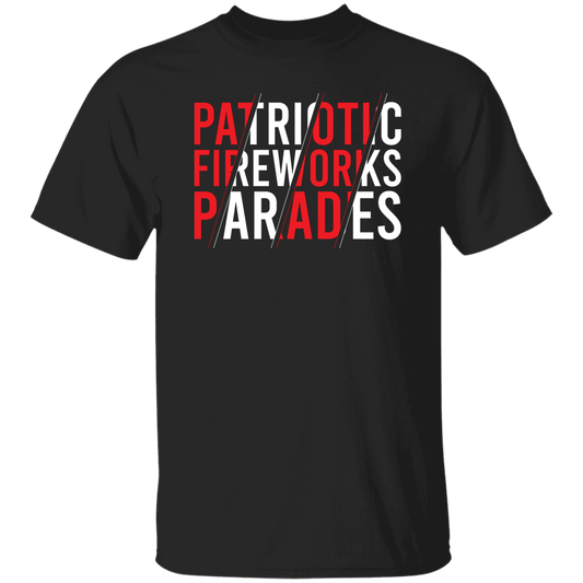 Patriotic Fireworks Parades, July 4th, America Lover Unisex T-Shirt