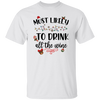 Most Likely To Drink All The Wine, Drinking Christmas, Merry Christmas, Trendy Chrismas Unisex T-Shirt