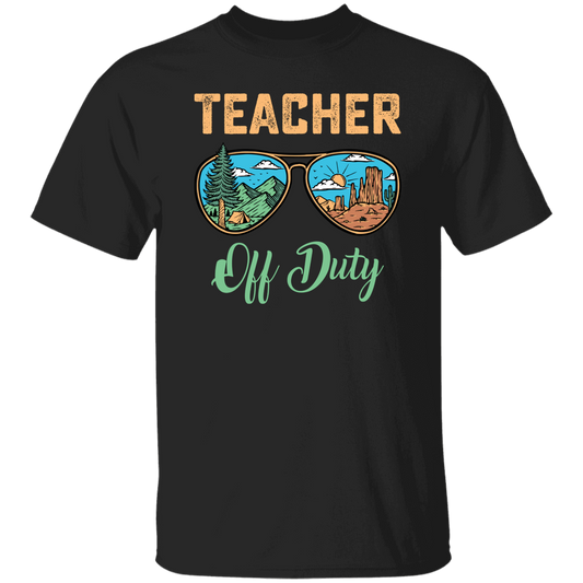 Teacher Off Duty, Landscape, Teacher Lover Unisex T-Shirt