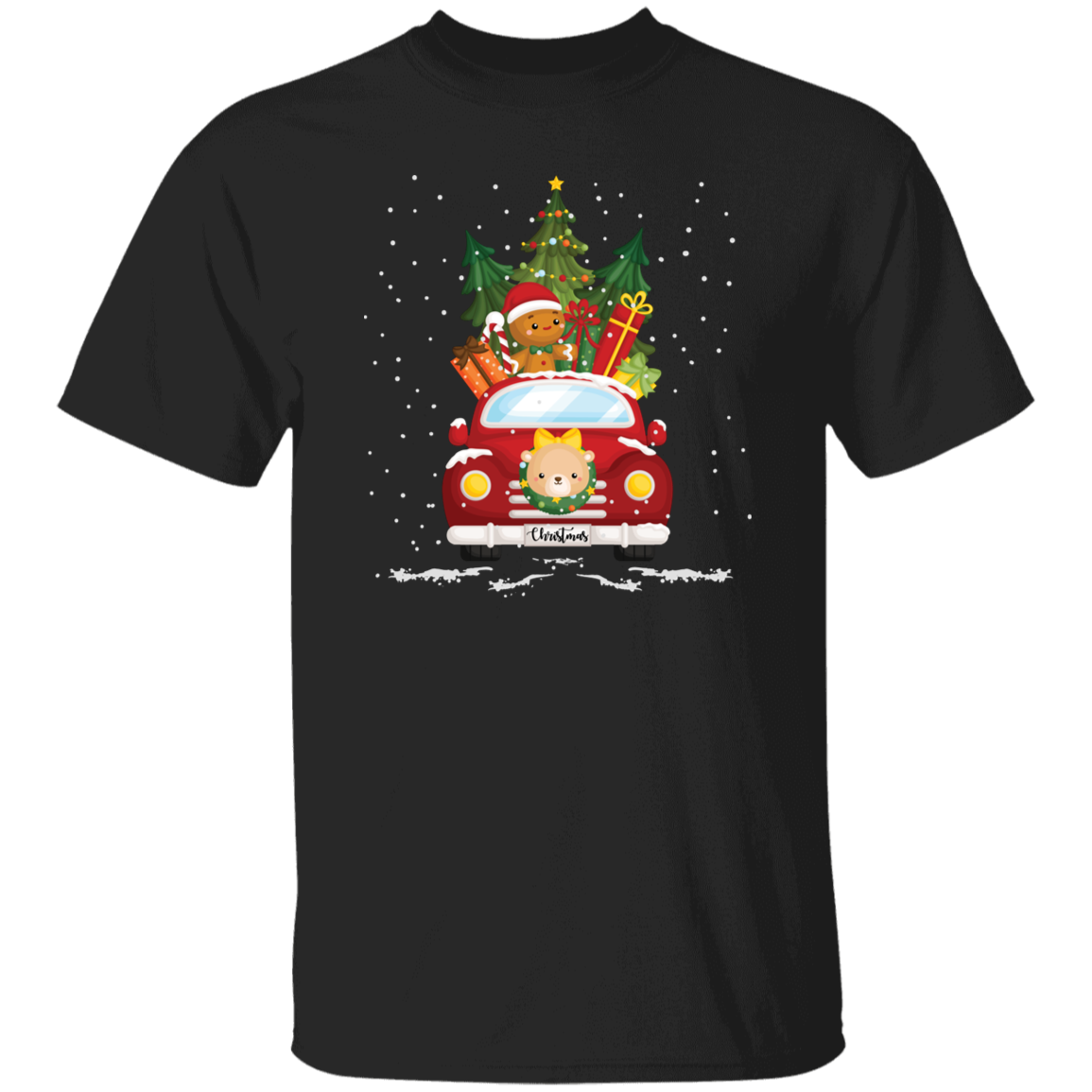 Christmas Car, Car Bring Gift Boxes, Christmas Gift Boxes, Merry Christmas, Trendy Chrismas Unisex T-Shirt