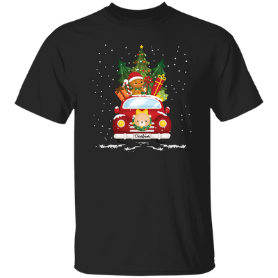 Christmas Car, Car Bring Gift Boxes, Christmas Gift Boxes, Merry Christmas, Trendy Chrismas Unisex T-Shirt