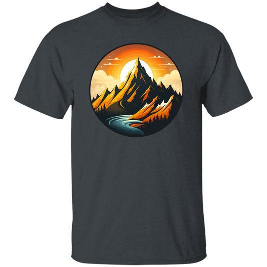 Love Moountain, Best Landscape, Love Sunset, Mountain With Sunset Unisex T-Shirt