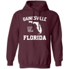 Gainesville, Florida, EST 1854, Florida Silhouette, American State Pullover Hoodie