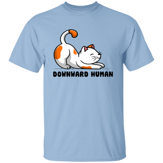 Downward Human, Cute Meow, Yoga Cats Unisex T-Shirt