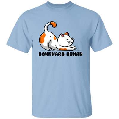 Downward Human, Cute Meow, Yoga Cats Unisex T-Shirt