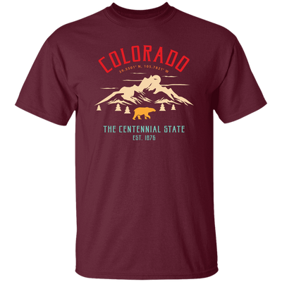 Colorado Park, The Centennial State, EST 1876, National Park Unisex T-Shirt