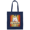 Cat Lover, Sarcasm Funny For Women Gift Periodic Table Gift Canvas Tote Bag