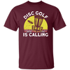 Love This Golf, Disc Golf Is Calling, Retro Golf Player Gift Unisex T-Shirt