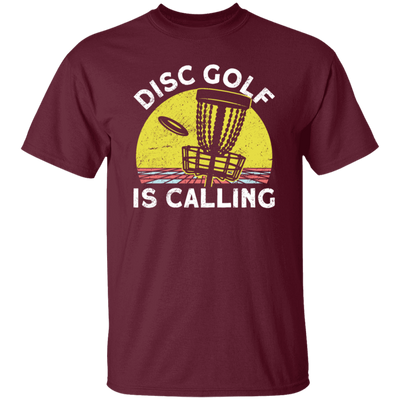 Love This Golf, Disc Golf Is Calling, Retro Golf Player Gift Unisex T-Shirt