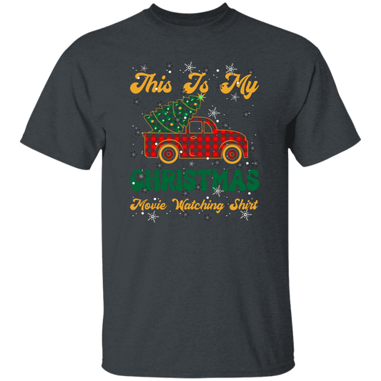 This Is My Christmas Movie Watching, Merry Christmas, Trendy Christmas Unisex T-Shirt