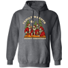 Family Wamth, Merry Christmas, Skeleton Santa Family Pullover Hoodie