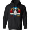 Funny Dog Gift, Retro Sunrise, Retro Tone, Dog Dad Lover Gift Pullover Hoodie