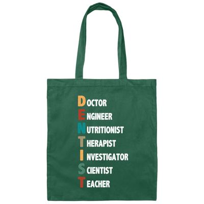 Dentist Lover Best Gift For Dentist Love Nurse My Nurse Canvas Tote Bag