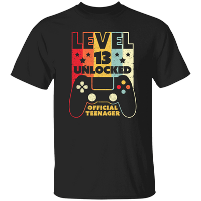 Level 13 Unlocked, Official Teenager 13th, Funny Birthday Gift, Best 13th Unisex T-Shirt