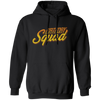 Birthday Squad, Perfect Birthday, Retro Birthday Gift, Orange Tone Pullover Hoodie