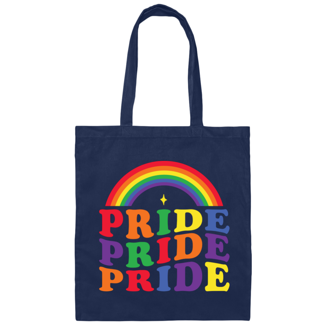 Pride's Day, LGBT Rainbow, True Love, LGBTQ's Day Canvas Tote Bag