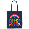 Pride's Day, LGBT Rainbow, True Love, LGBTQ's Day Canvas Tote Bag