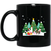 Funny Christmas, Animal Christmas, Merry Christmas, Trendy Christmas Black Mug