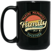 Making Memories Together, Family Trip, Retro Family Black Mug