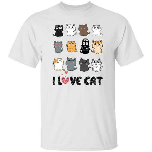 I Love Cat, Cute Cats, Funny Cats, My Love Cat Unisex T-Shirt