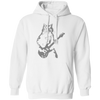 Cat Artist, Cat Guitarist, Love Music, Love Guitar, Music Lover Pullover Hoodie