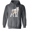 Fox Silhouette, Show Fox, Fox In Abstract, Animal Silhouette Pullover Hoodie