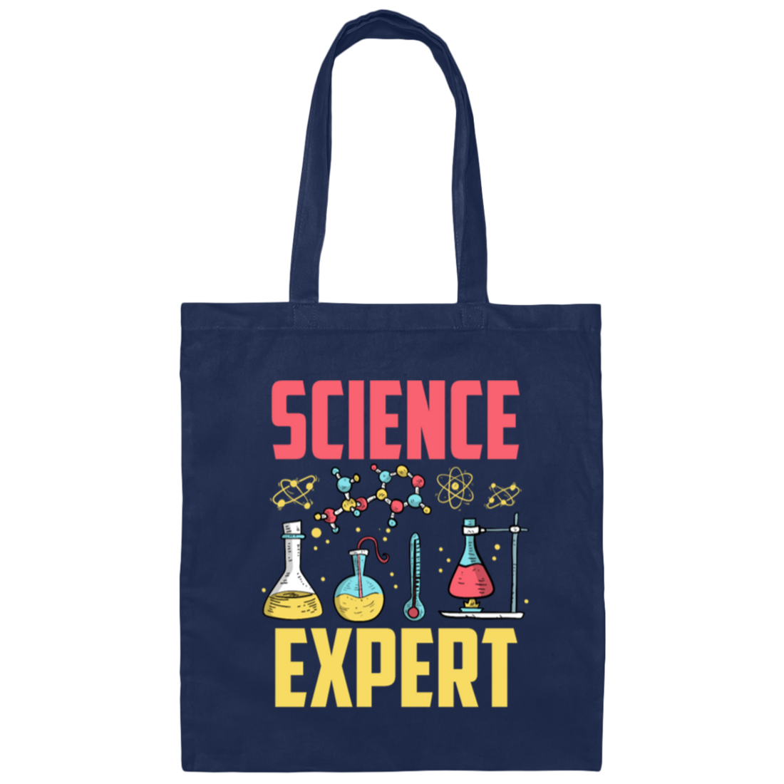 Science Expert Love Expertise Labority Canvas Tote Bag