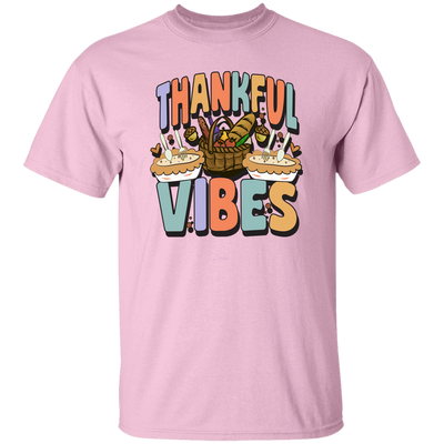 Thankful Vibes, Thanksgiving Day, Fall Vibes, Autumn Unisex T-Shirt