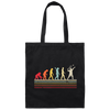 Retro Tennis, Funny Tennis Retro Style Canvas Tote Bag