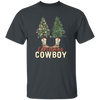 Christmas Tree, Christmas Cowboy, Cowboy, Merry Christmas Unisex T-Shirt