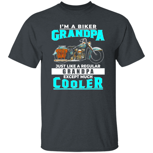 Best Love Grandpa, I Am A Biker Grandpa, Cooler Grandpa Gift Idea Unisex T-Shirt