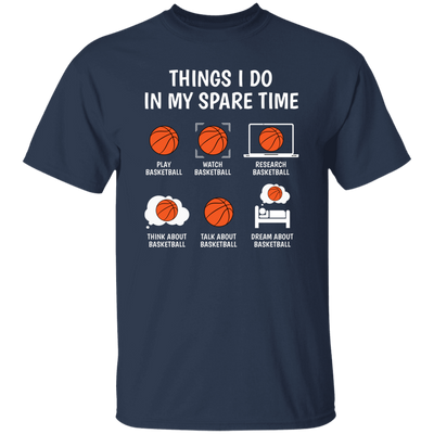 Basketball Fan, Research Basketball In My Spare Time Unisex T-Shirt