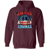 America, American Smiley, Smile Icon, America Smile Pullover Hoodie