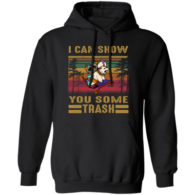 I Can Show You Some Trash Vintage, Retro Raccoon, Beer And Racoon Pullover Hoodie