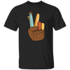 Hi Fall, Thanksgiving's Day, Peace Sign, Peace Sign Turkey, Funny Turkey, Turkey's Day Unisex T-Shirt