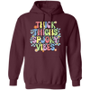 Thick Thighs Spooky Vibes, Spooky Boo, Groovy Boo Pullover Hoodie