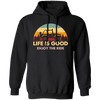 Life Is Good, So Please Enjoy The Ride With Jeep Wragler Engine Pullover Hoodie