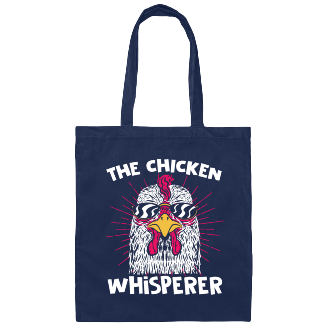 Love Chicken, Retro Chicken Gift, The Chicken Whisperer, Animal Lover Gift Canvas Tote Bag