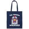 Love Chicken, Retro Chicken Gift, The Chicken Whisperer, Animal Lover Gift Canvas Tote Bag