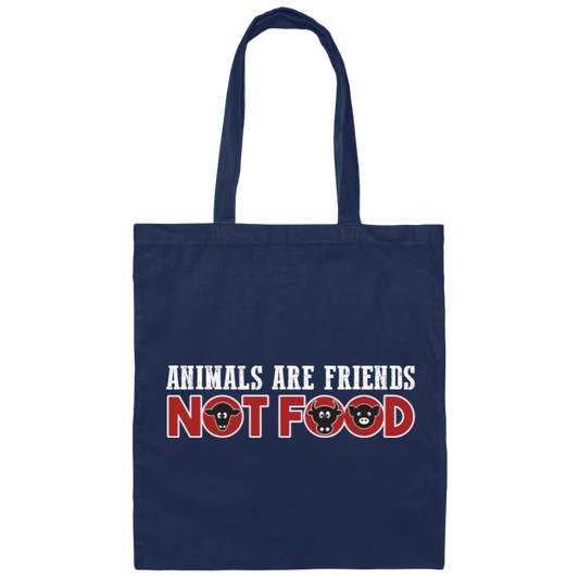 Vegan Lover, Animals Are Friends, Not Food, Love Animals, Love All Canvas Tote Bag