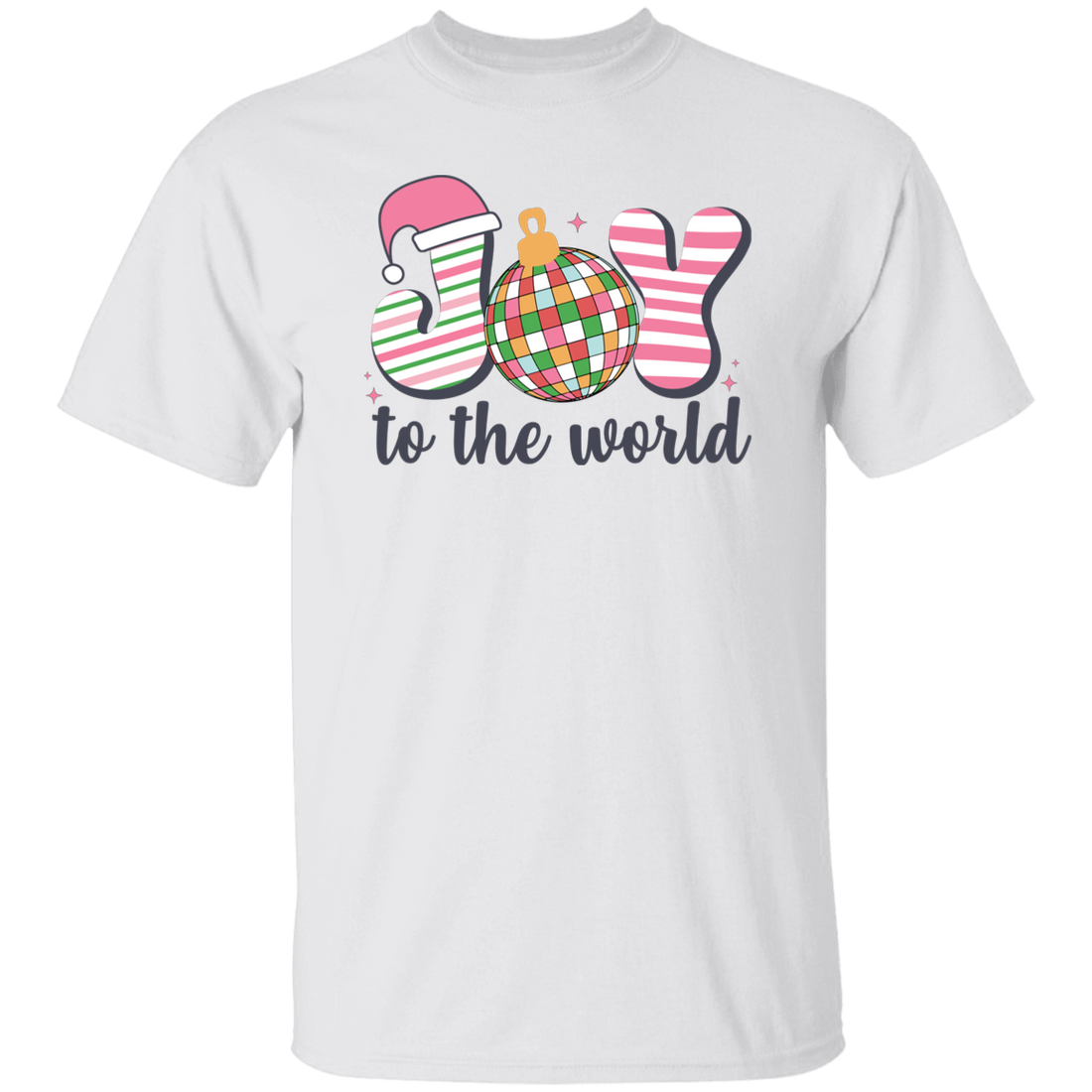 Joy To The World, Disco Ball, Tis The Season, Disco Verse Unisex T-Shirt