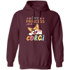 Every Princess Needs A Corgi, Cute Corgi Dog Pullover Hoodie